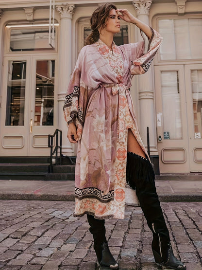 Women's Kimono Floral Print Lightweight
