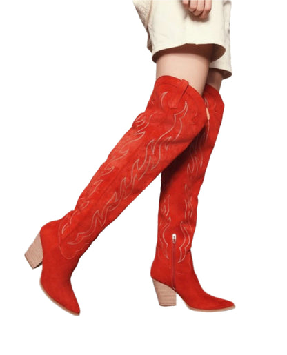 Women's Knee High Western Boots