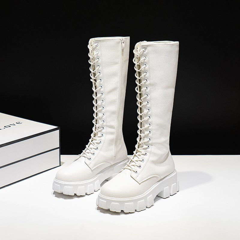 Women's Knee-high Boots Stylish Faux Leather for Casual and Formal Occasions