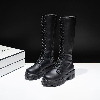 Women's Knee-high Boots Stylish Faux Leather for Casual and Formal Occasions