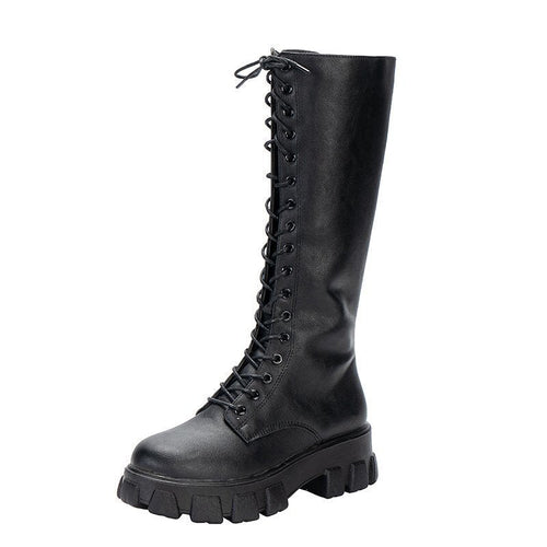 Women's Knee-high Boots Stylish Faux Leather for Casual and Formal Occasions