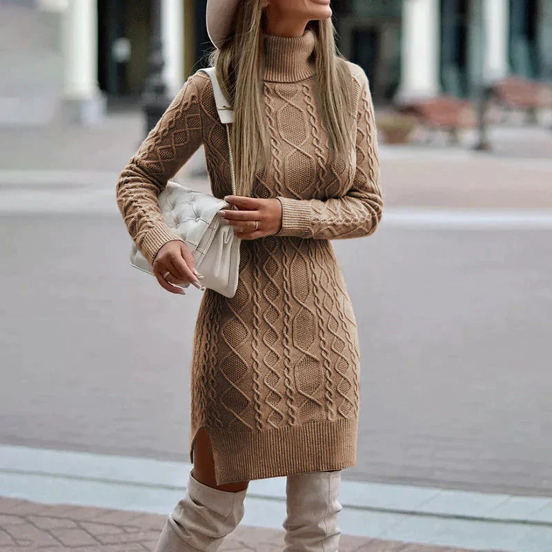 Women's Knitted Dress Winter Style