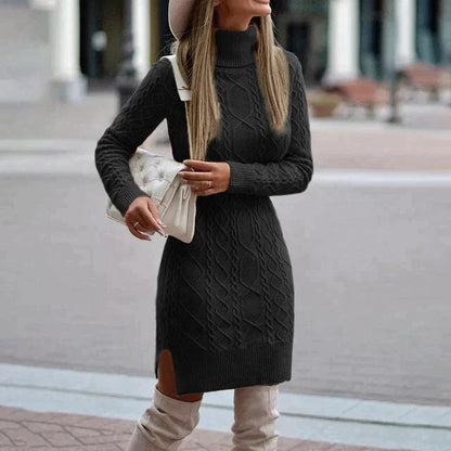 Women's Knitted Dress Winter Style