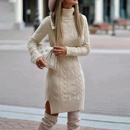 Women's Knitted Dress Winter Style