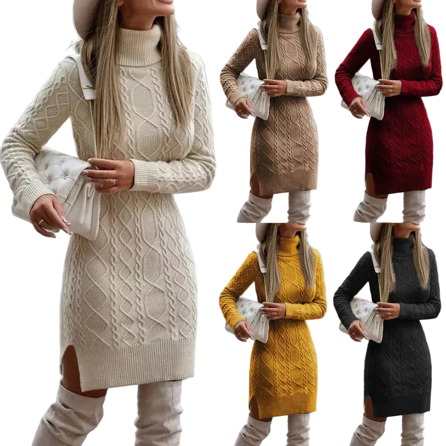 Women's Knitted Dress Winter Style