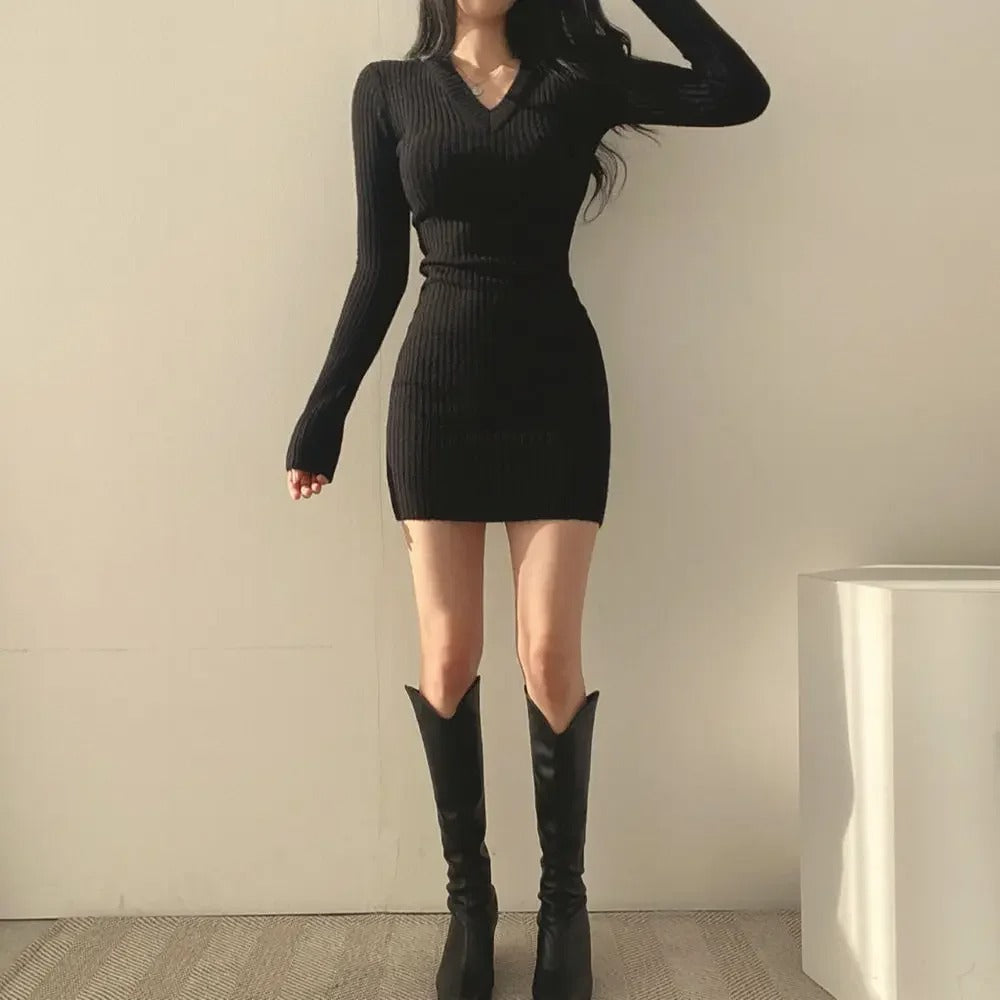 Women's Knitted Slim Bodycon