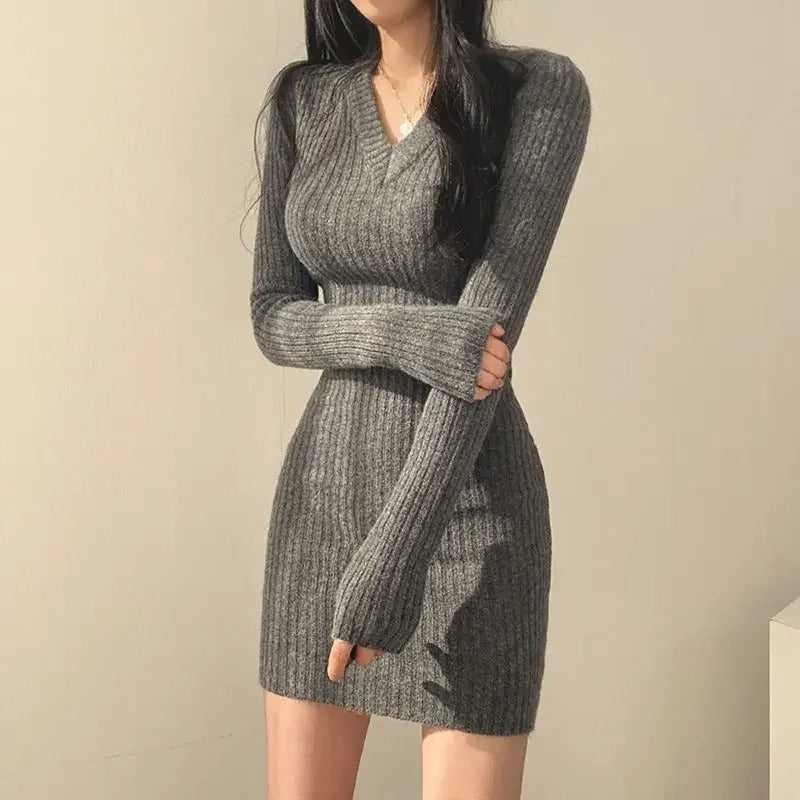 Women's Knitted Slim Bodycon