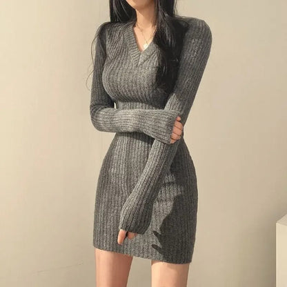 Women's Knitted Slim Bodycon