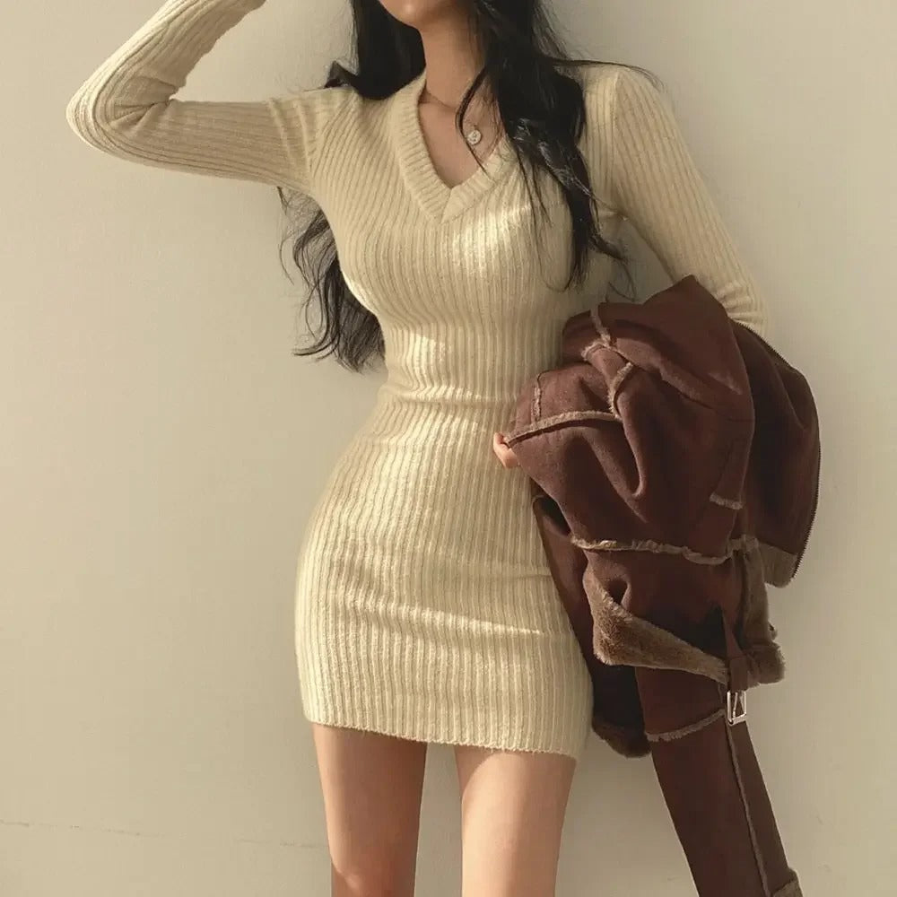 Women's Knitted Slim Bodycon