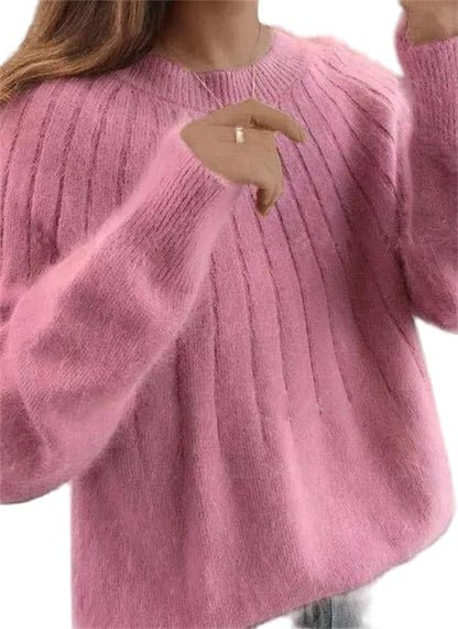 Women's Knitted Soft Sweater Modern Style for Autumn and Winter