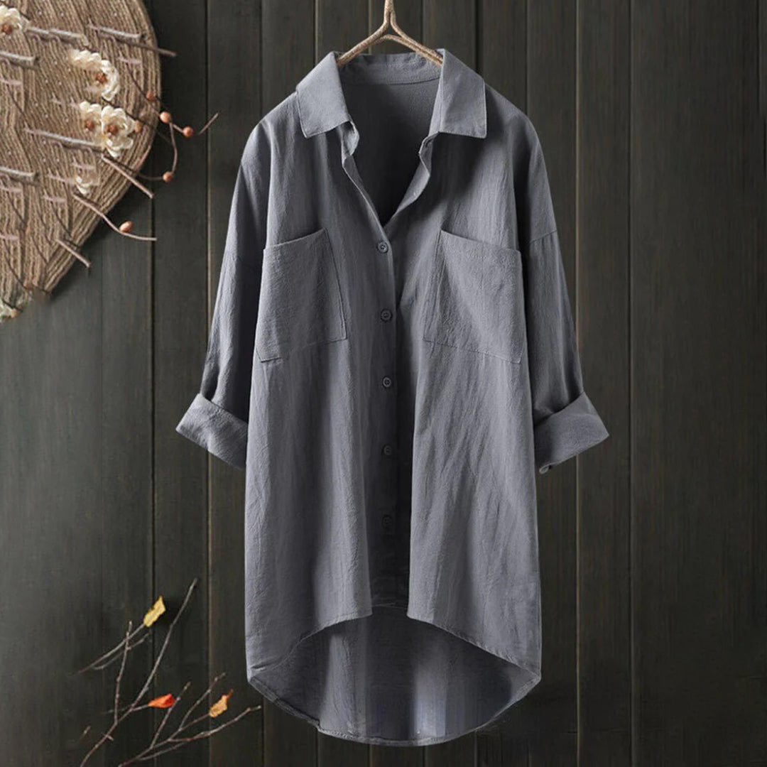 Women's Long Blouse Oversize Soft Fabric Modern Design