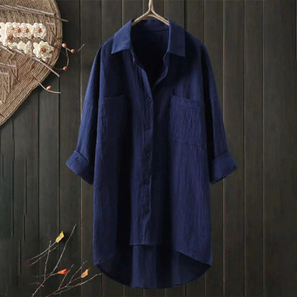 Women's Long Blouse Oversize Soft Fabric Modern Design