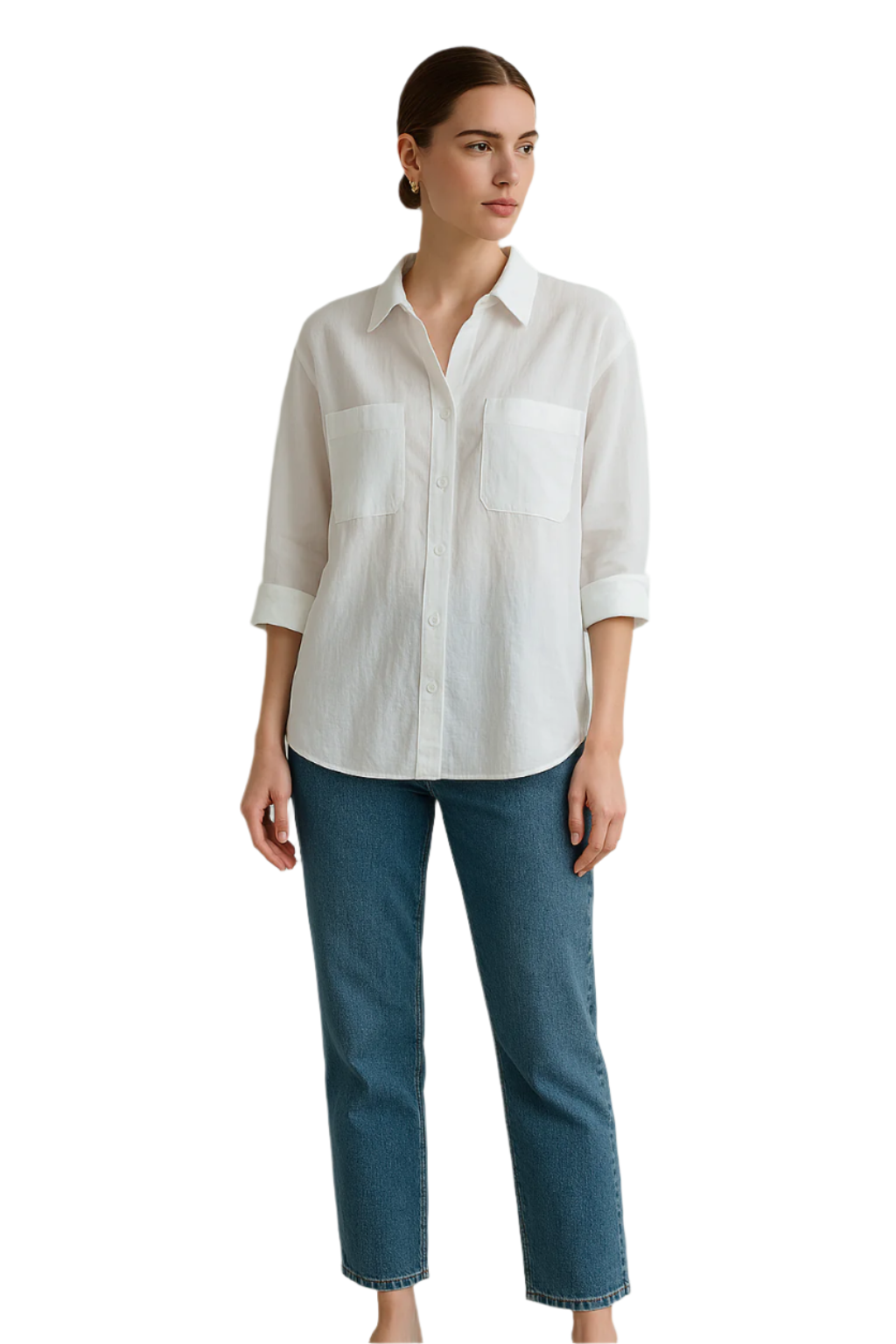 Women's Long Blouse Oversize Soft Fabric Modern Design