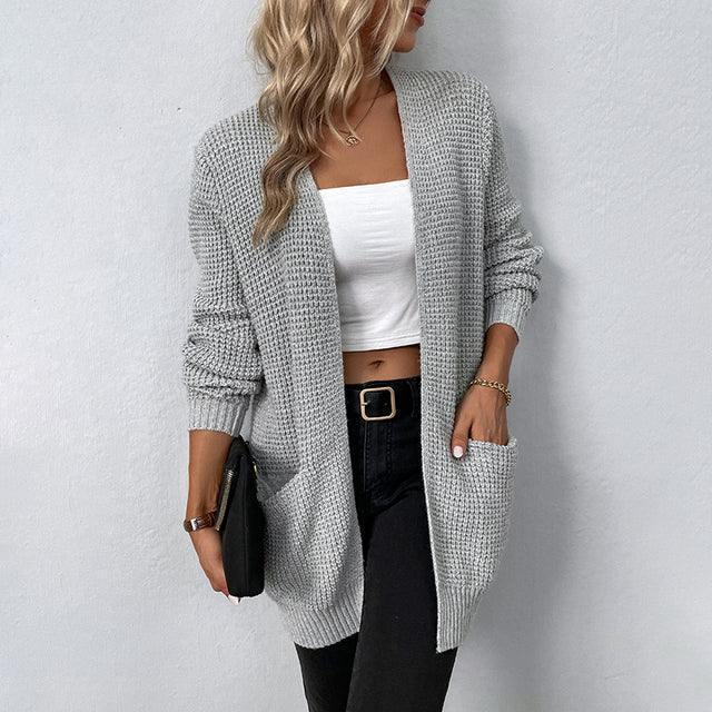 Women's Long Cardigan Stylish and Practical from High Quality Fabric