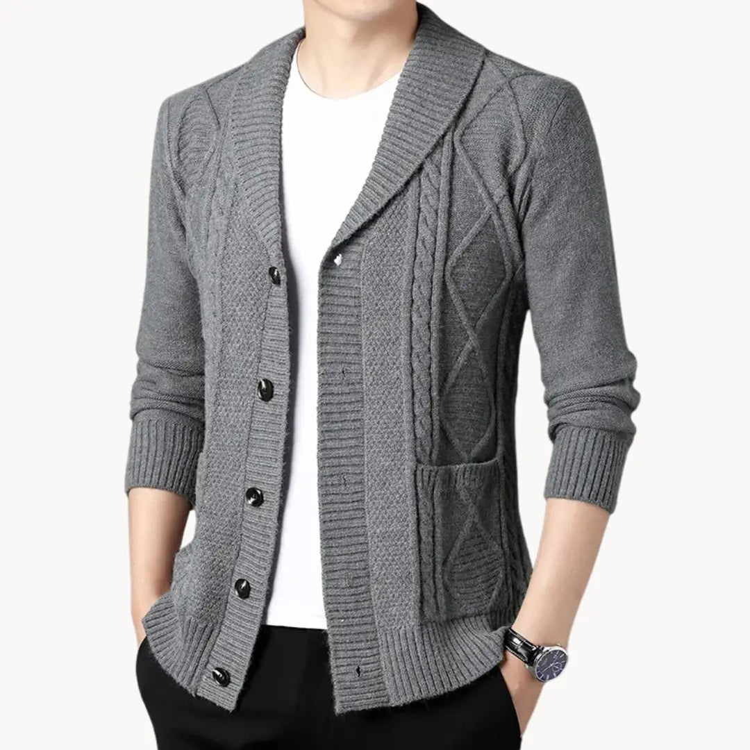 Women's Long Cardigan with Ribbed Details for Casual and Stylish Outfits