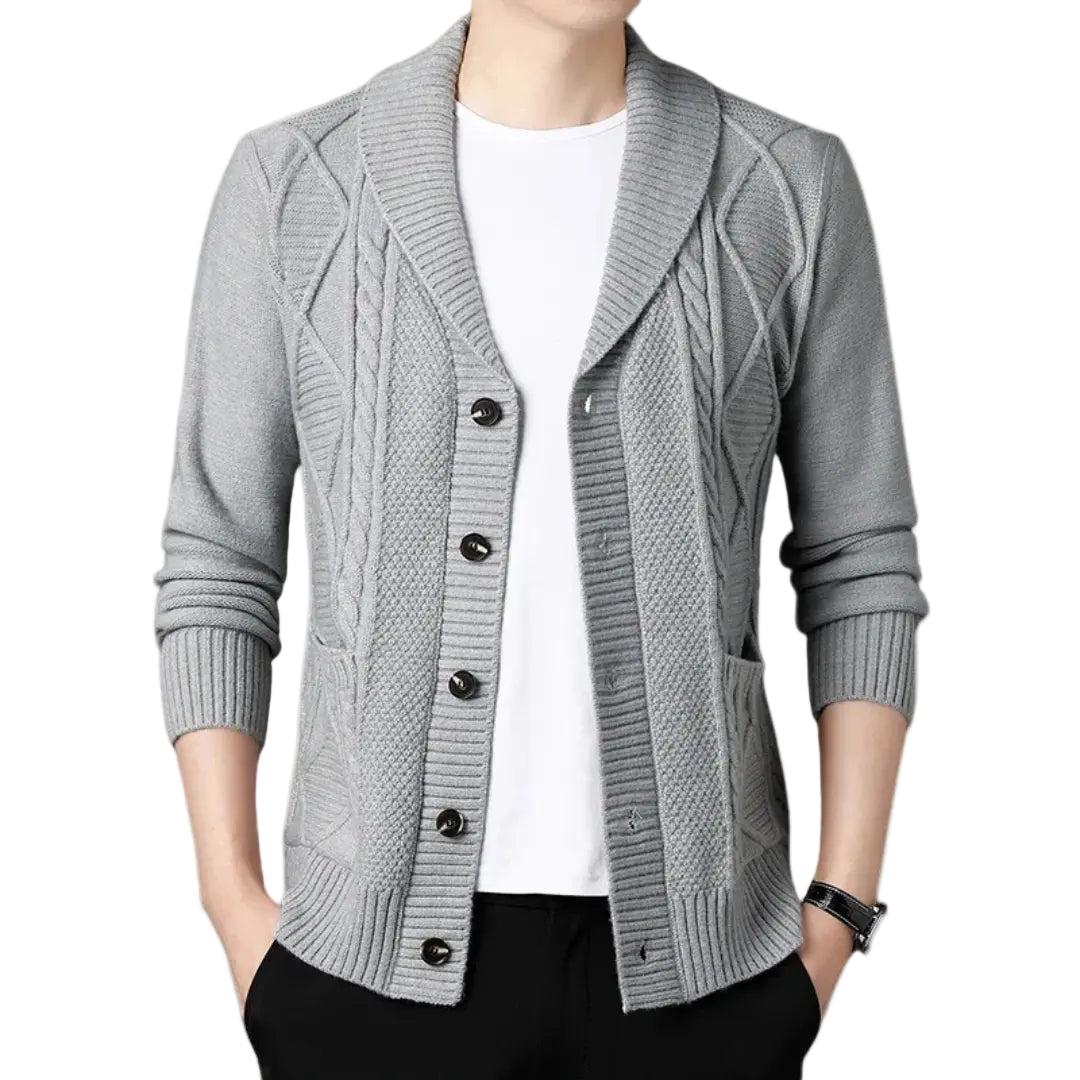 Women's Long Cardigan with Ribbed Details for Casual and Stylish Outfits