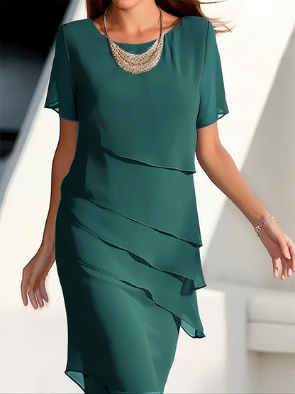 Women's Long Chiffon Dress Floor Length Party Dress Stylish Women's Clothing