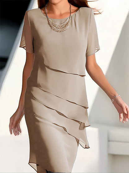 Women's Long Chiffon Dress Floor Length Party Dress Stylish Women's Clothing