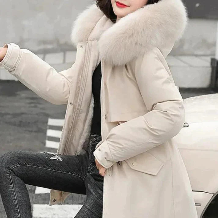Women's Long Cloak With Hood For Cold Days