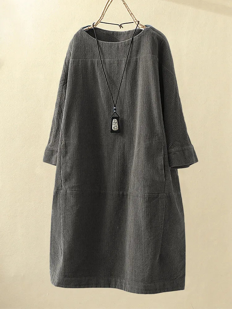 Women's Long Dress Casual Cotton Elegant Summer Dress