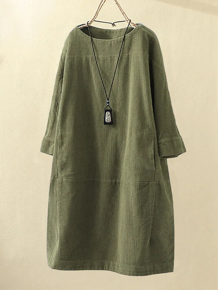 Women's Long Dress Casual Cotton Elegant Summer Dress