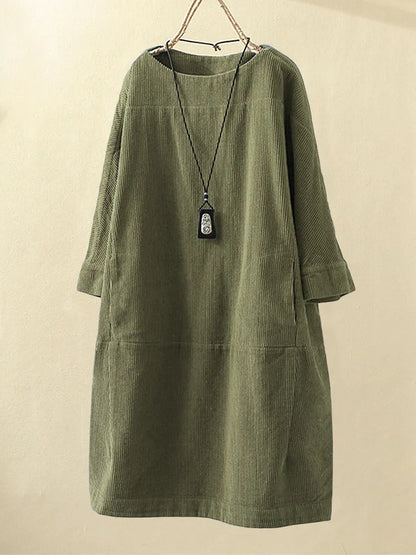 Women's Long Dress Casual Cotton Elegant Summer Dress