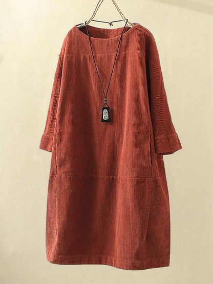 Women's Long Dress Casual Cotton Elegant Summer Dress
