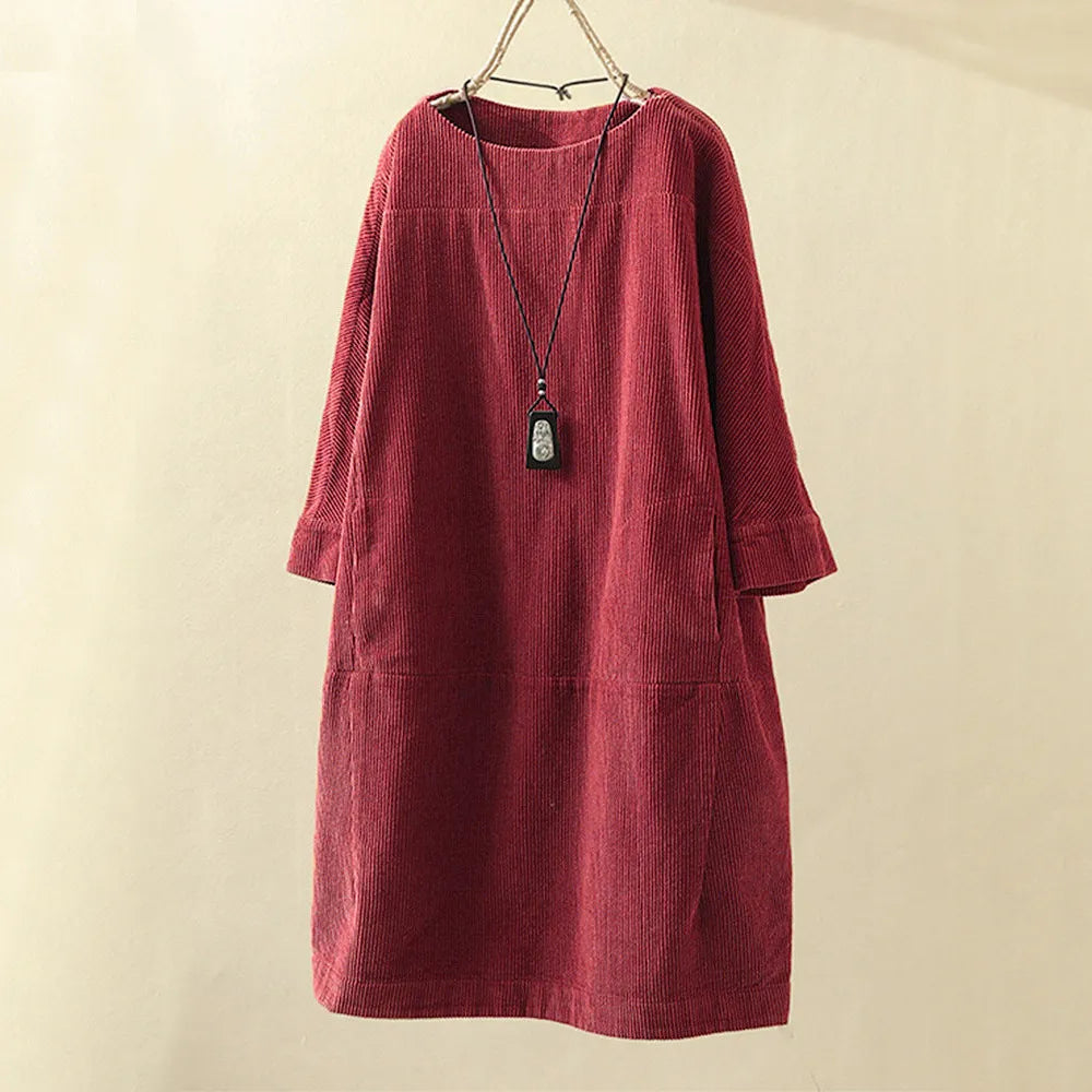 Women's Long Dress Casual Cotton Elegant Summer Dress