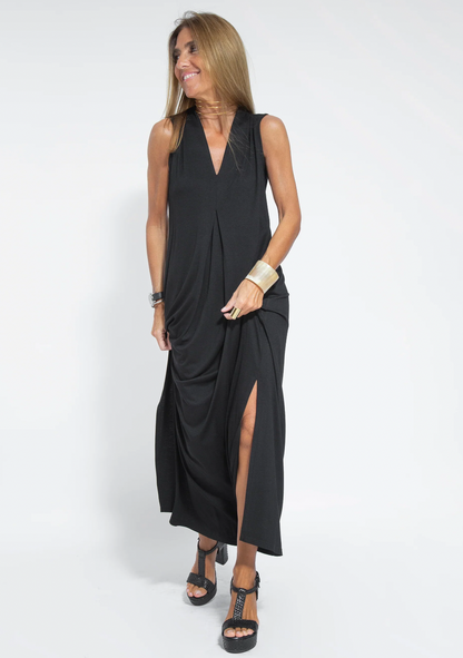 Women's Long Dress Elegant Summer Style Cotton Maxi Dress for Summer