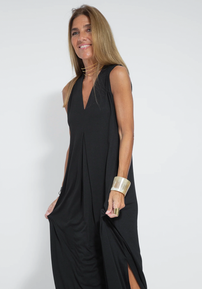 Women's Long Dress Elegant Summer Style Cotton Maxi Dress for Summer