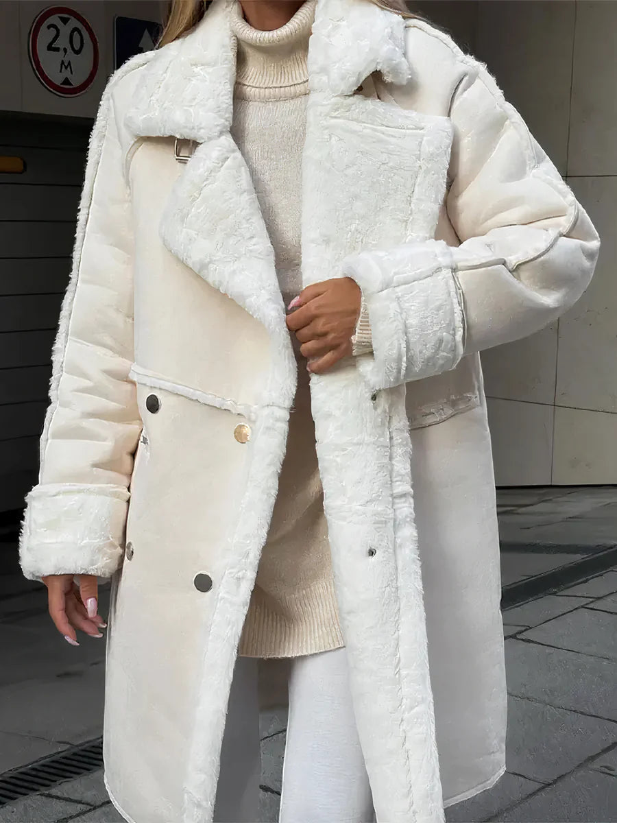 Women's Long Jacket Winter Windproof With Flattering Silhouette