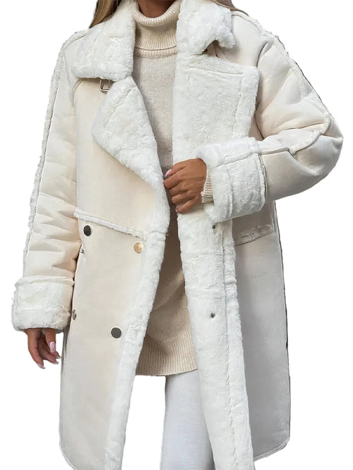 Women's Long Jacket Winter Windproof With Flattering Silhouette