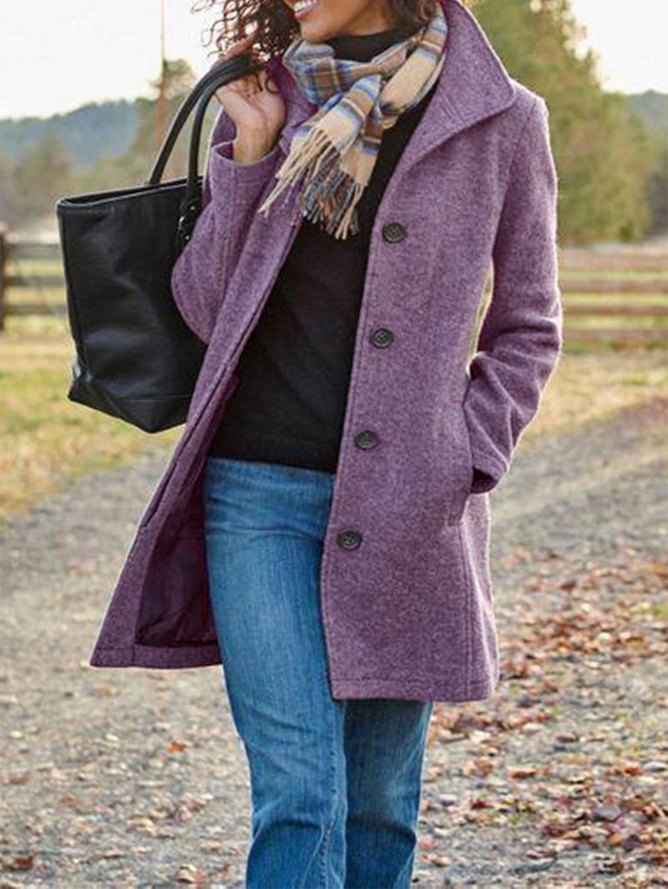 Women's Long Jacket With Timeless Design