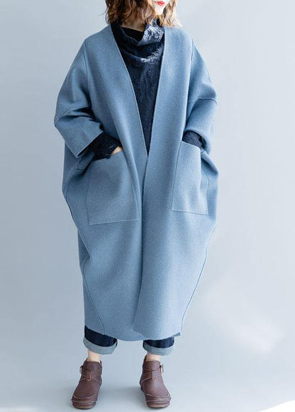 Women's Long Overcoat Batwing Sleeve