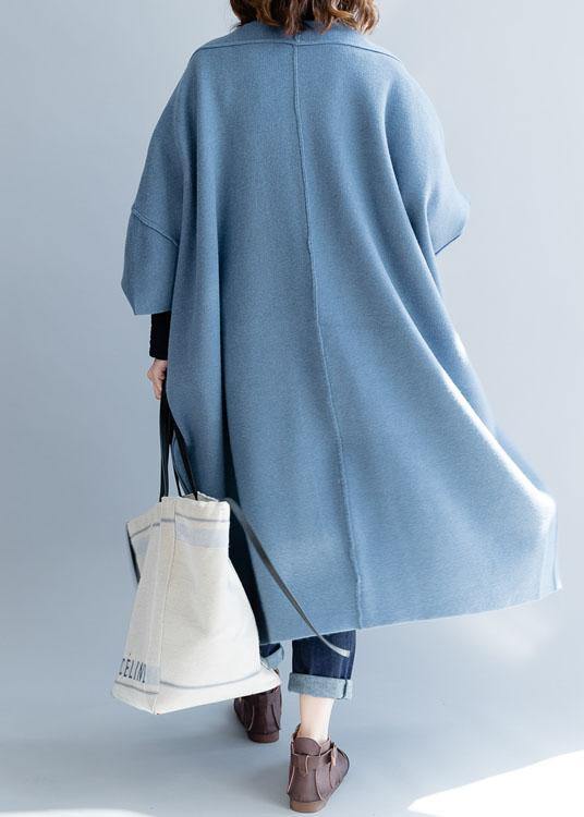 Women's Long Overcoat Batwing Sleeve