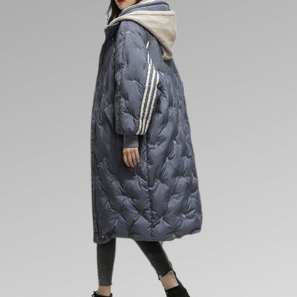 Women's Long Padded Jacket with Style