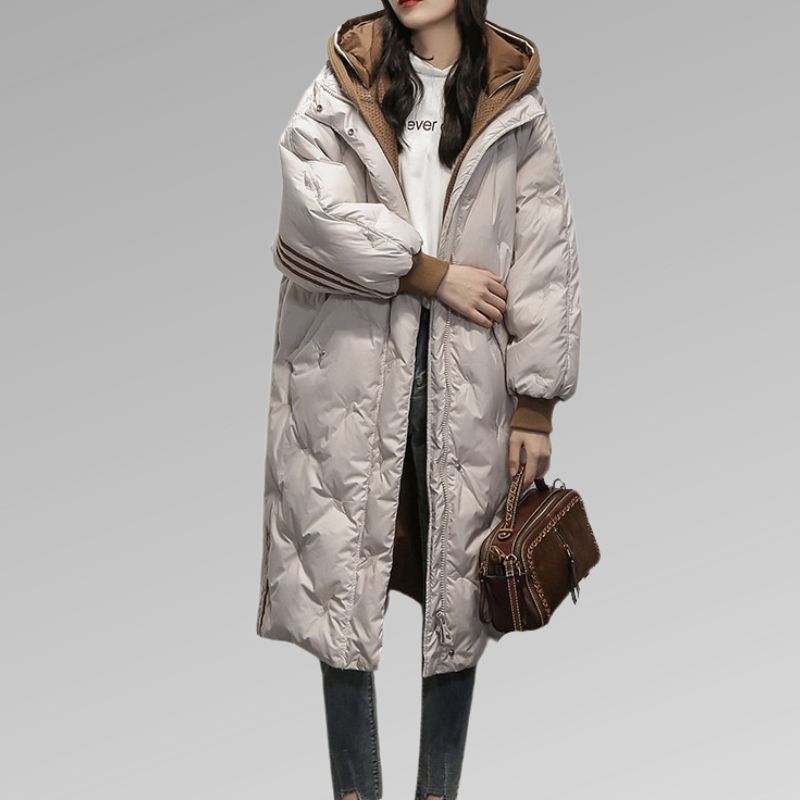 Women's Long Padded Jacket with Style