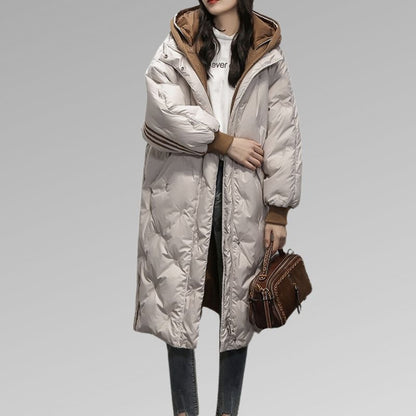 Women's Long Padded Jacket with Style