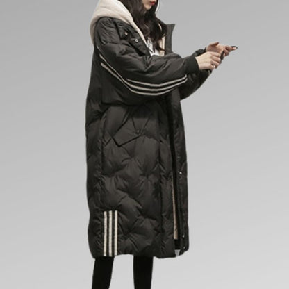 Women's Long Padded Jacket with Style