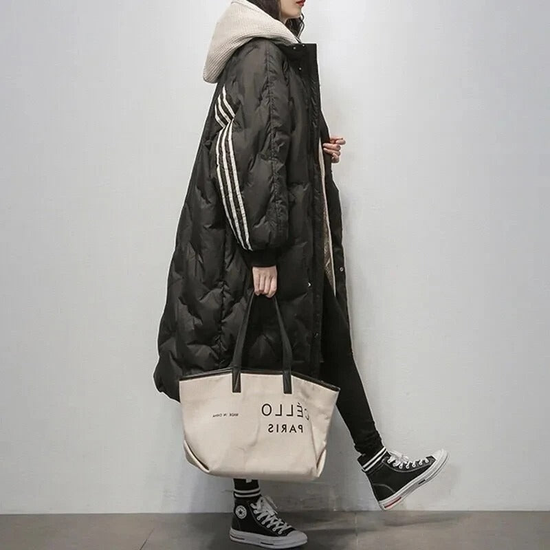 Women's Long Padded Jacket with Style