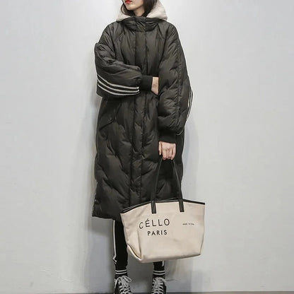 Women's Long Padded Jacket with Style