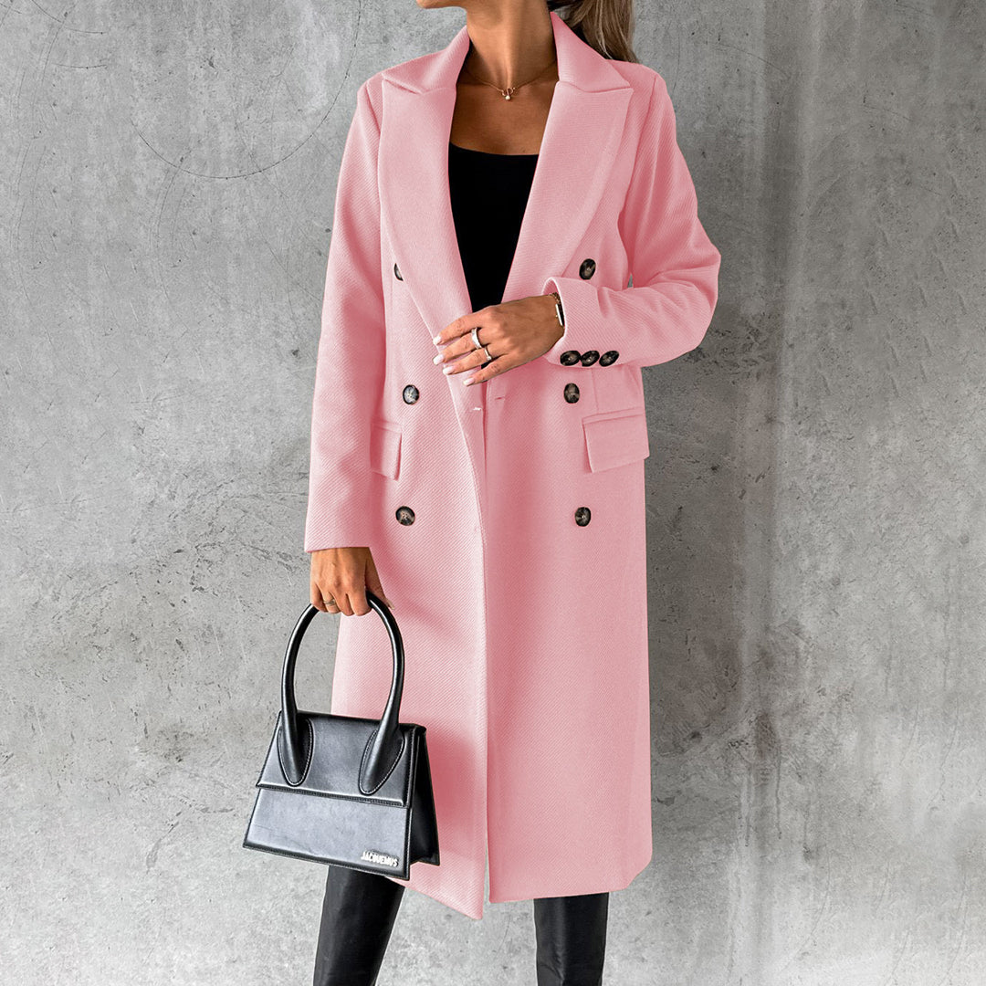 Women's Long Padded Winter Coat With Comfortable Fit