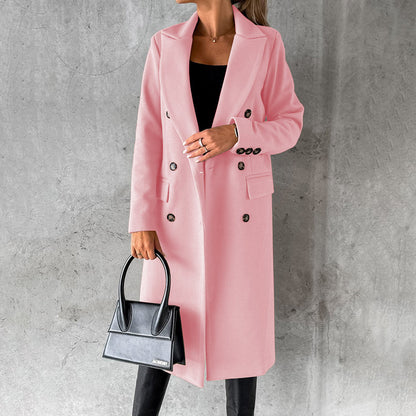 Women's Long Padded Winter Coat With Comfortable Fit