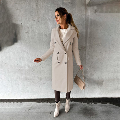 Women's Long Padded Winter Coat With Comfortable Fit