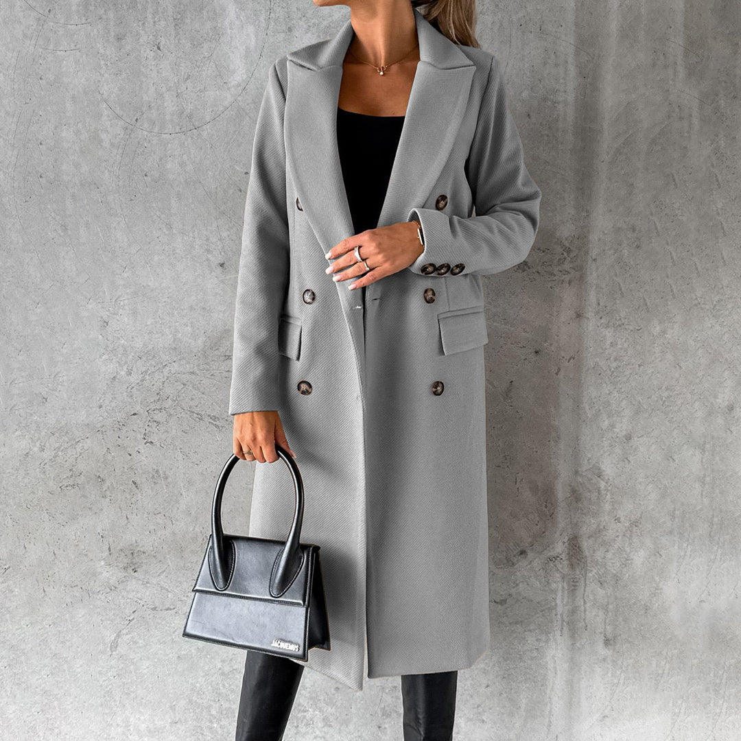 Women's Long Padded Winter Coat With Comfortable Fit