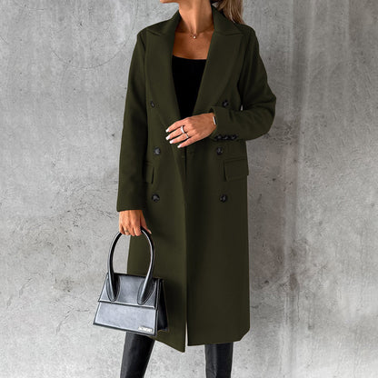 Women's Long Padded Winter Coat With Comfortable Fit