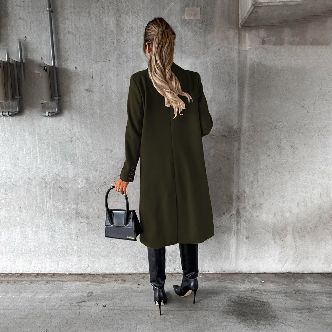 Women's Long Padded Winter Coat With Comfortable Fit
