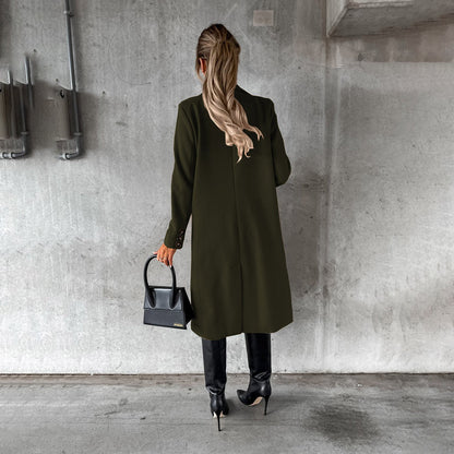 Women's Long Padded Winter Coat With Comfortable Fit