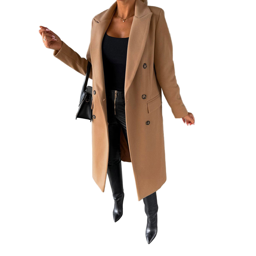 Women's Long Padded Winter Coat With Comfortable Fit
