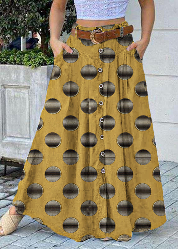 Women's Long Skirt Casual With Pocket